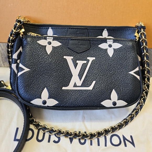 Louis Vuitton Multi Pochette Accessoires Bicolor Monogram Empreinte - Picture 3 of 17